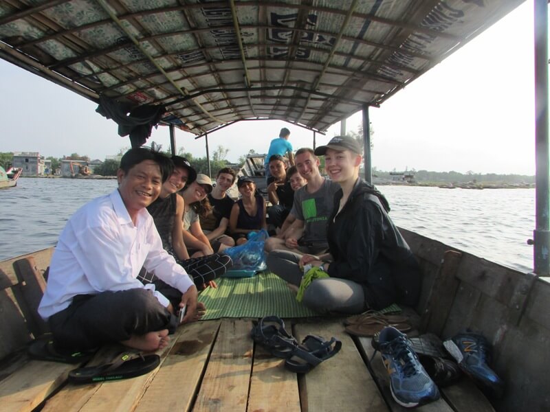 American students and Community-Based Ecotourism in Tam Giang Lagoon